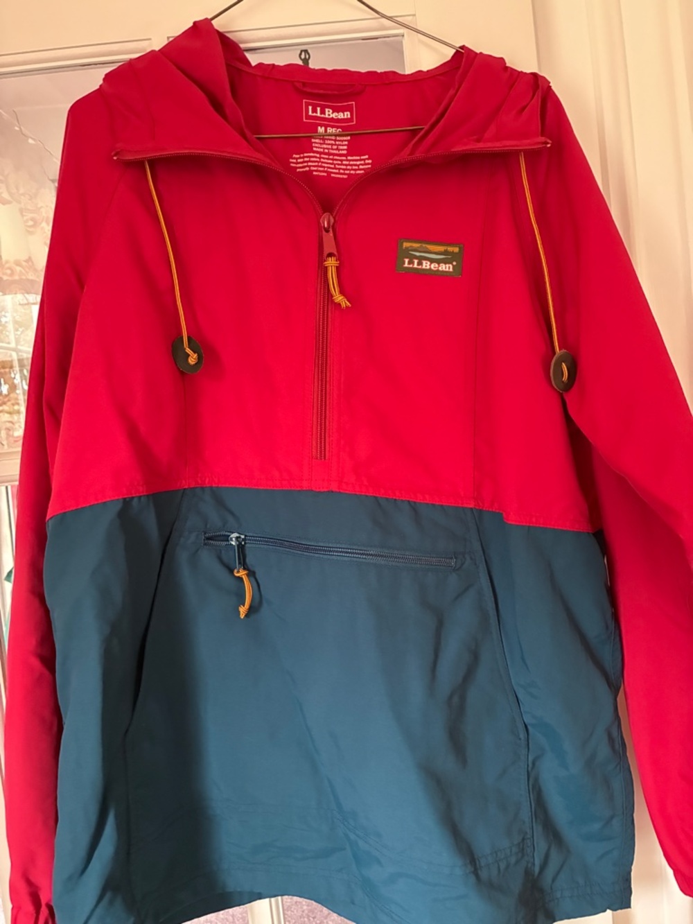 L.L. Bean Women's anorak windbreaker, sz M